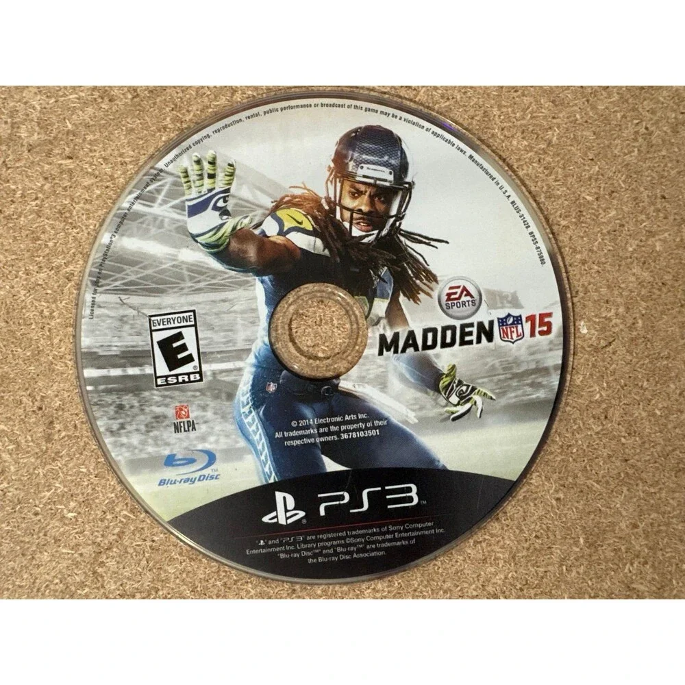 Madden 2015 PS3 -Tested Working PlayStation 3 Football Game